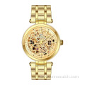 Fashion skeleton women's Mechanical Watch